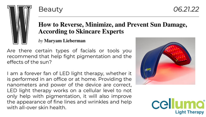 Celluma article in W Magazine