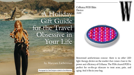 Celluma POD Skin Device - Article in W Magazine