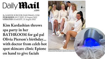 Kim K & Friends Enjoy Celluma Light Therapy