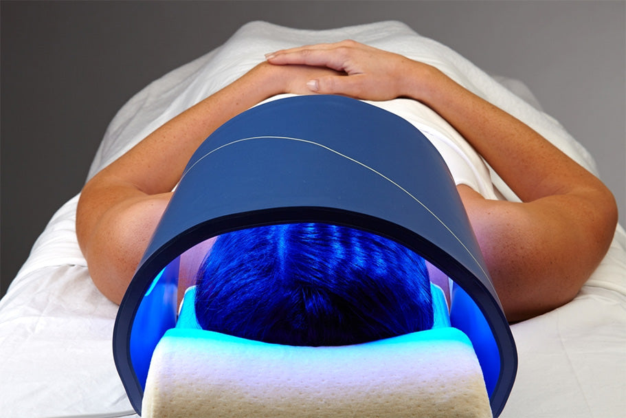 Celluma light therapy device for head