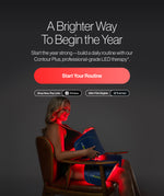 Person using Contour Plus LED therapy